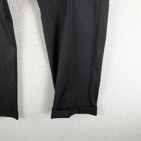 JP Tilford Samuelsohn Dress Pants Mens 40X34 Black Wool Cuffed Performance - Picture 5 of 12